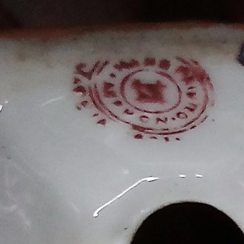 Vintage Art Deco Lusterware Cubist Geometric Sugar Shaker Set Japan (2)